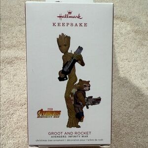 Hallmark Keepsake Groot and Rocket Ornament